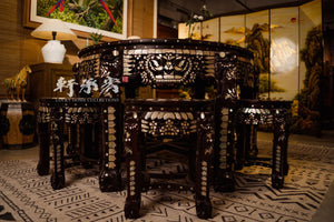 Pearl Inlaid Dining Table