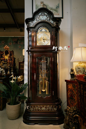 Red Sandalwood Grandfather Clock