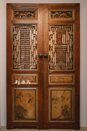 Elaborately Handcrafted Antique Doors