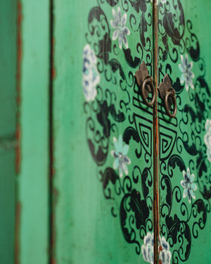 Turquoise Green Side Table