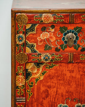 Reddish Tibetan Cabinet