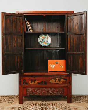 Lacquered Tall Cabinet