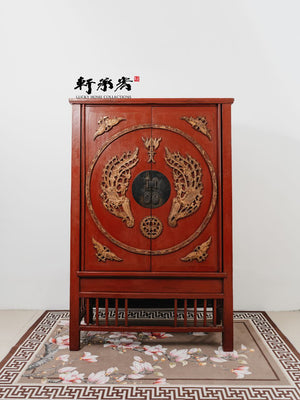 Cabinet with Intricately Carved Reliefs